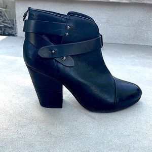 Rag & Bone Harrow Black Booties